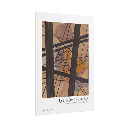 Raum-Kraft Komposition (1921-1922) by Lyubov Popova / Affiche imprimée - Série ART's Collection