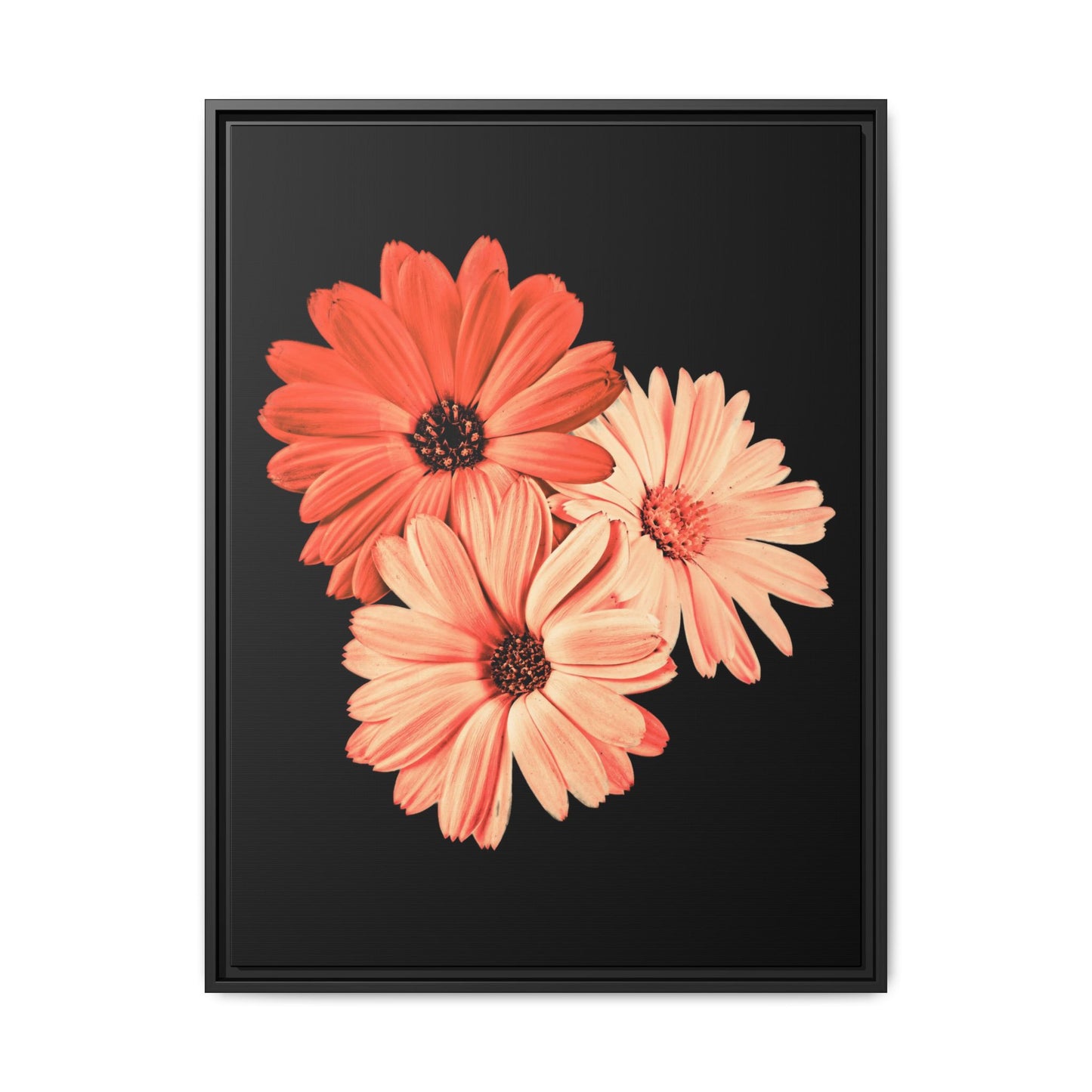 Collection Signature "FLORAL Numéro 6" sur Toile encadrée avec caisse américaine