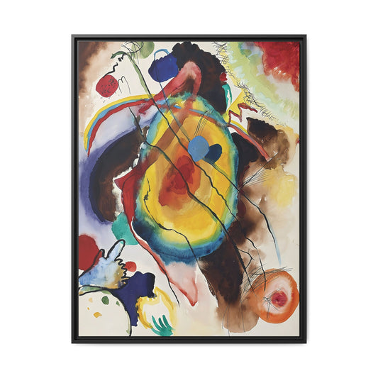 Entwurf zu einem Wandbild für Edwin R. Campbell by Wassily Kandinsky (1914) by Wassily Kandinsky / Toile encadrée sur caisse américaine