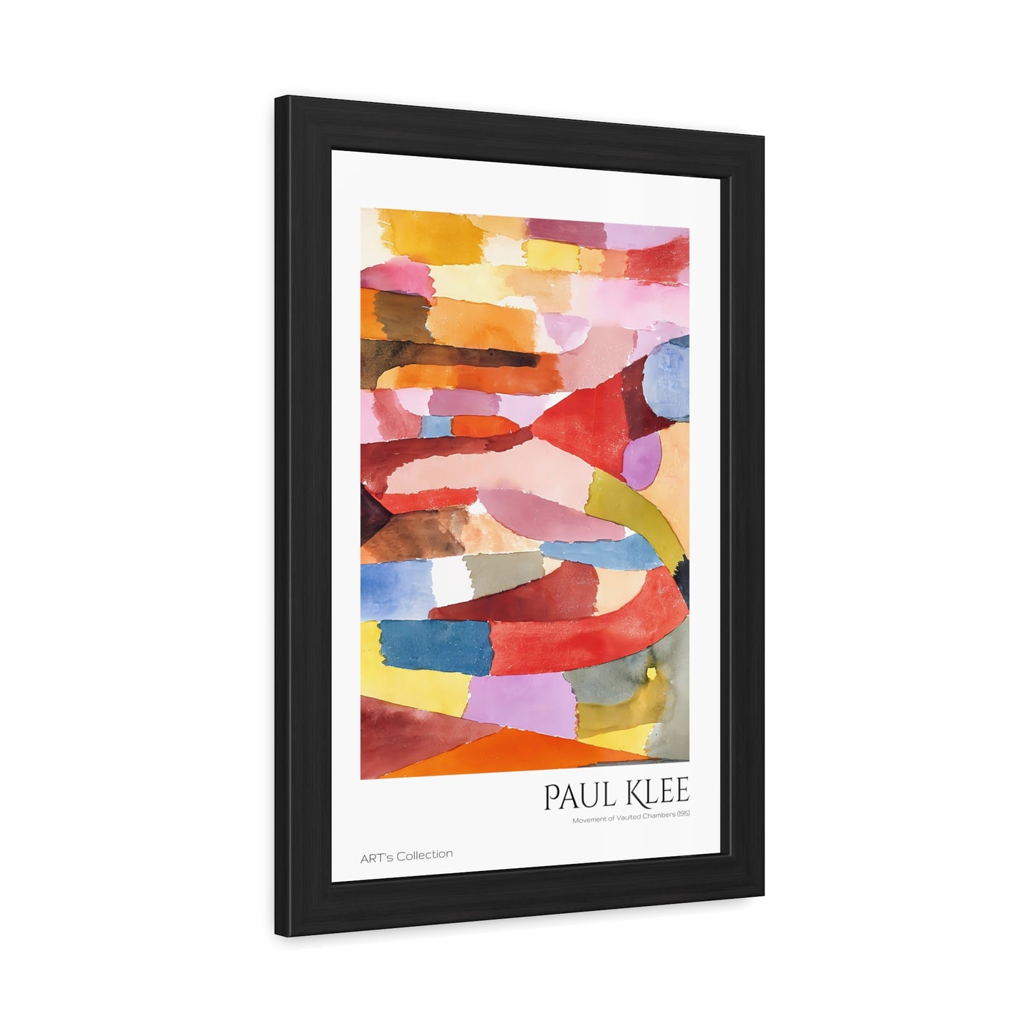 Movement of Vaulted Chambers (1915) by Paul Klee / Affiche Encadrée série ART's Collection