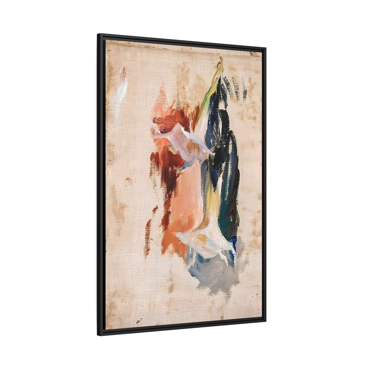 Study of a flower by Jan Ciaglinski / Toile encadrée sur caisse américaine
