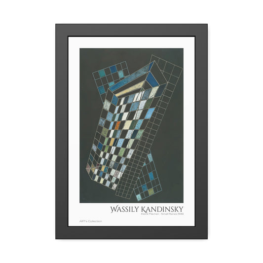Kleine Flächen - Small Planes (1936) by Wassily Kandinsky / Affiche Encadrée série ART's Collection