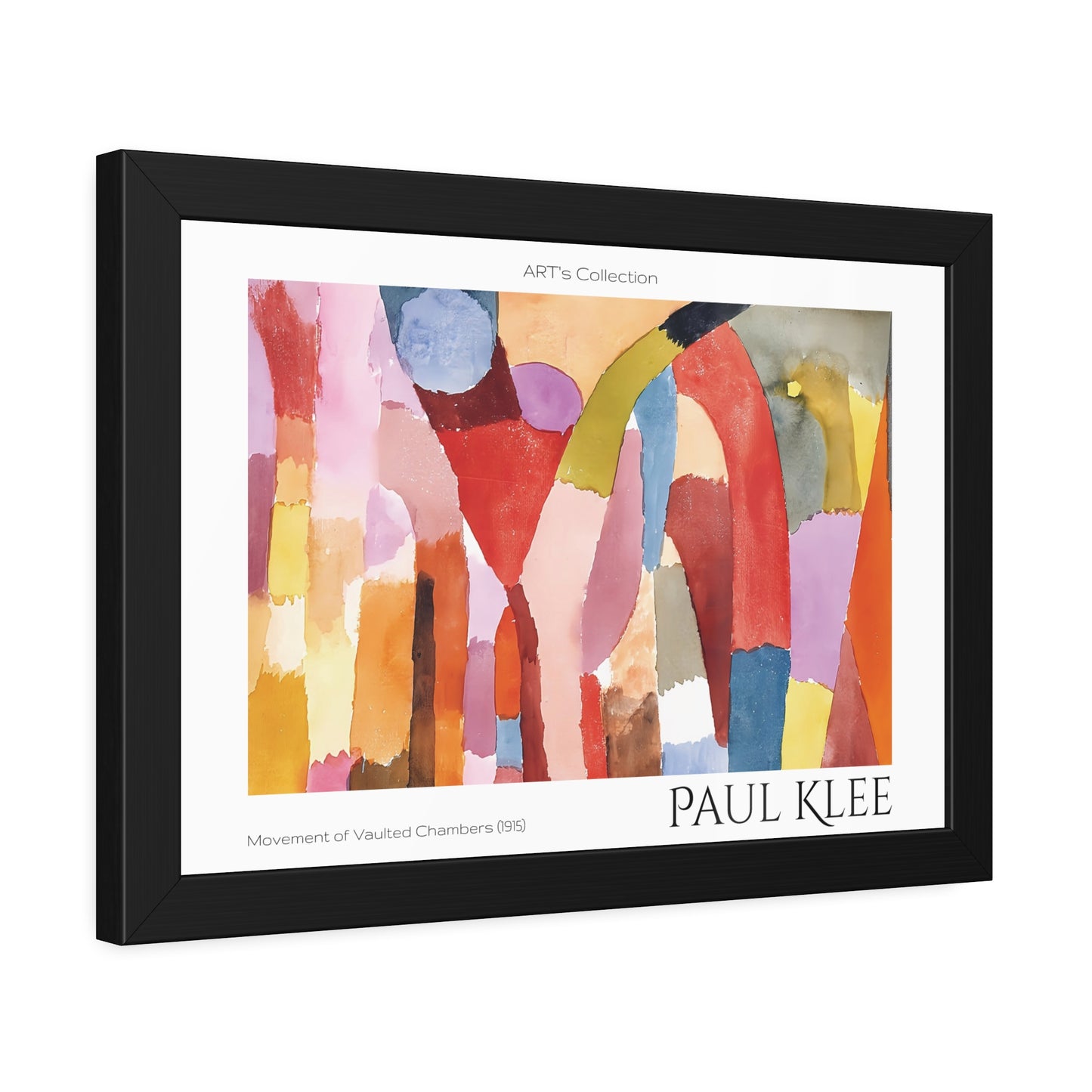 Movement of Vaulted Chambers (1915) by Paul Klee / Affiche Encadrée série ART's Collection