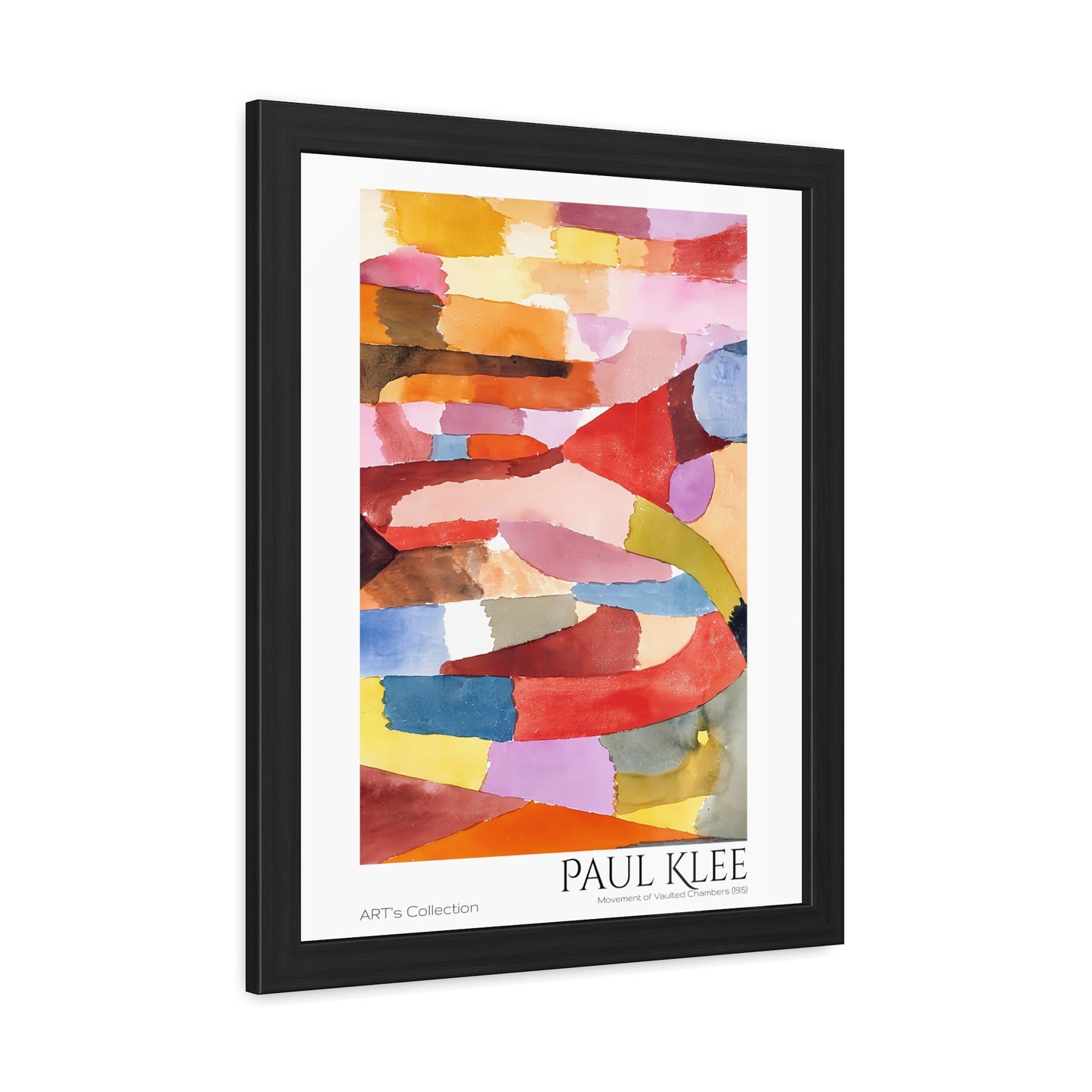 Movement of Vaulted Chambers (1915) by Paul Klee / Affiche Encadrée série ART's Collection