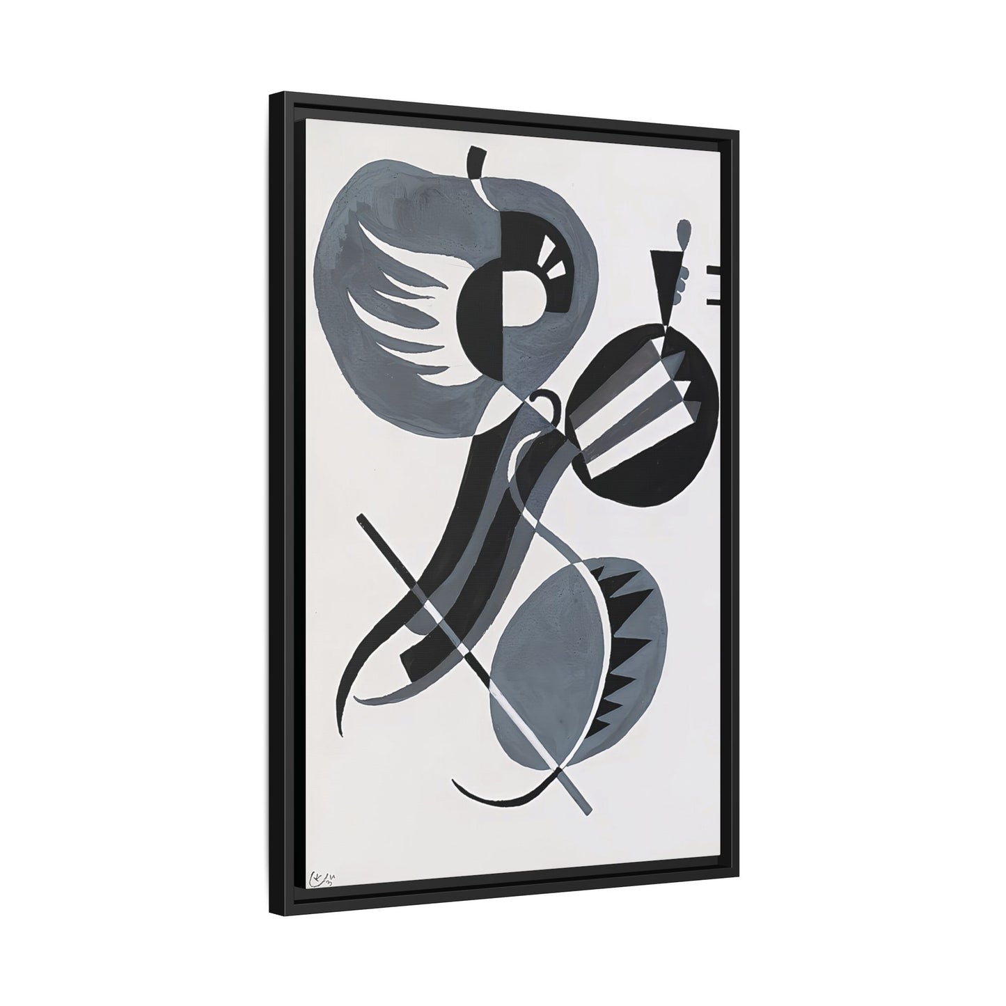 Wassily Kandinsky / No Title (1934) / Toile encadrée sur caisse américaine