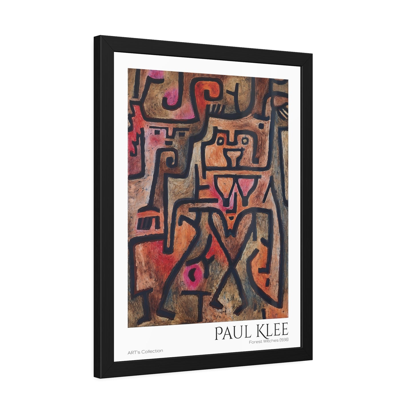Forest Witches (1938) by Paul Klee / Affiche Encadrée série ART's Collection