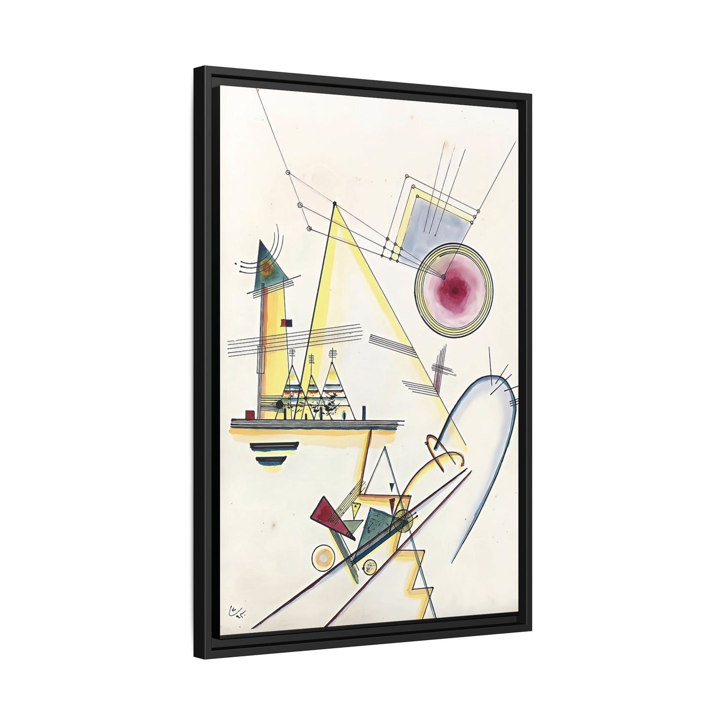 Wassily Kandinsky / Delicate Soul (1925) / Toile encadrée sur caisse américaine