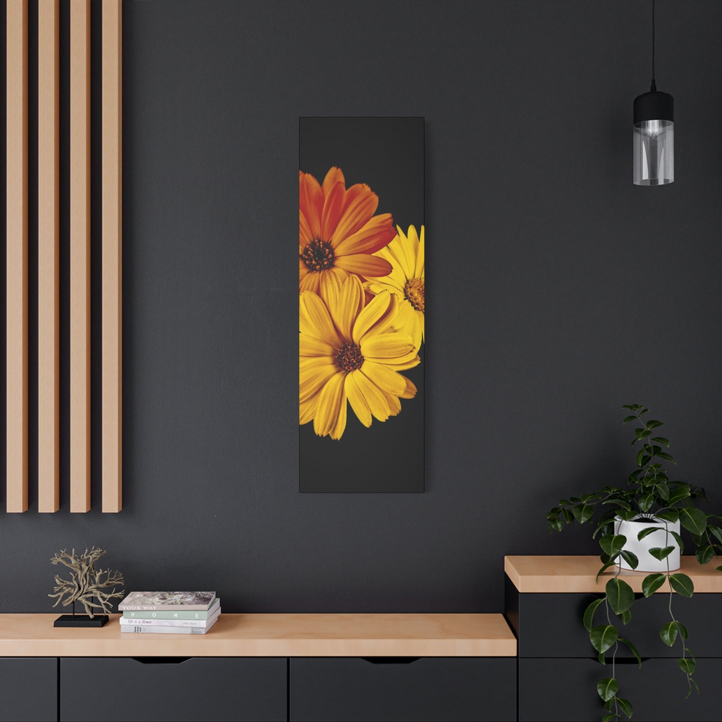 Collection Signature "FLORAL Numéro 4" sur Toile Fine Art sur Toile / Epaisseur 3,2cm - 1'25 po