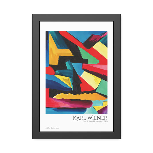 Ohne Titel II (around 1928) by Karl Wiener / Affiche Encadrée série ART's Collection