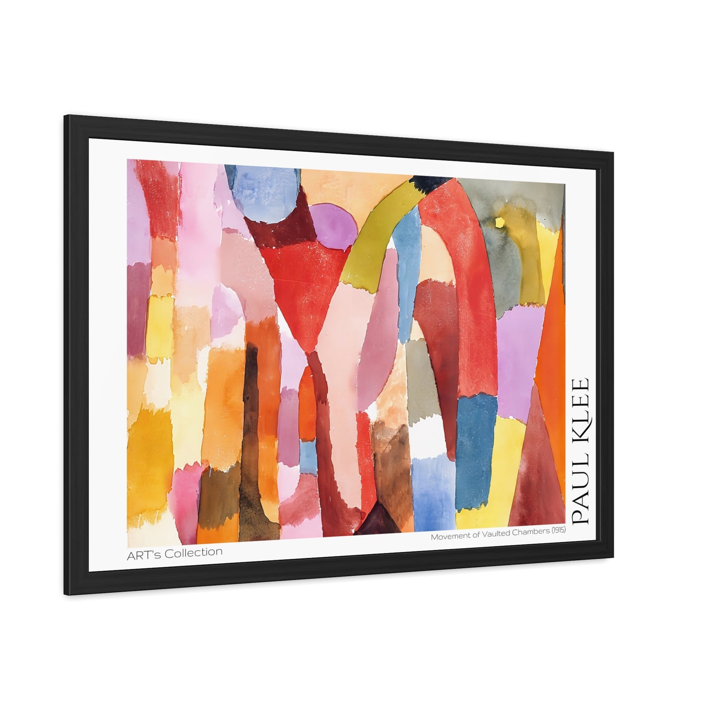 Movement of Vaulted Chambers (1915) by Paul Klee / Affiche Encadrée série ART's Collection
