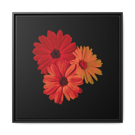 Collection Signature "FLORAL Numéro 1" sur Toile encadrée avec caisse américaine