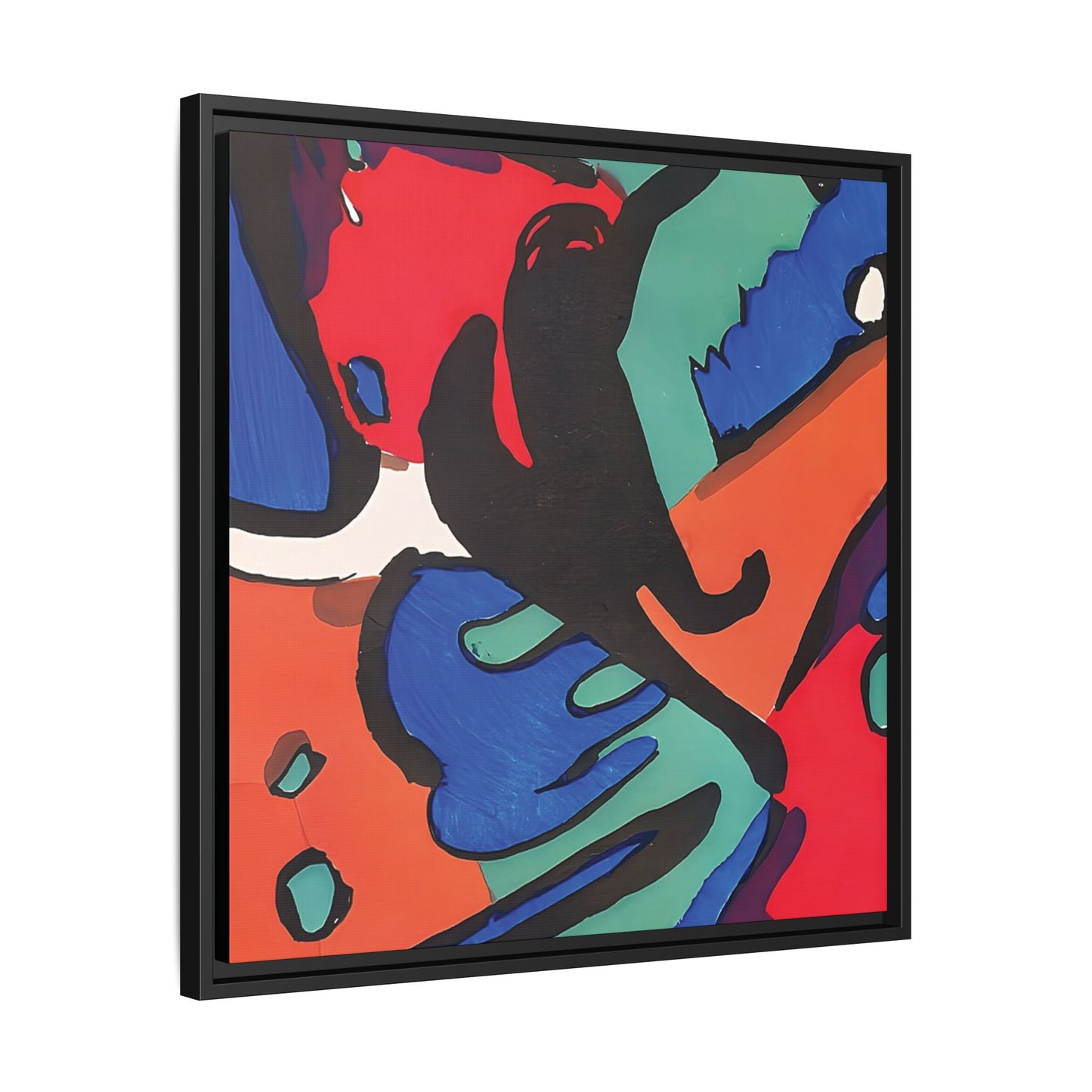 Wassily Kandinsky / Le Cavalier Bleu (1912) / Toile encadrée sur caisse américaine