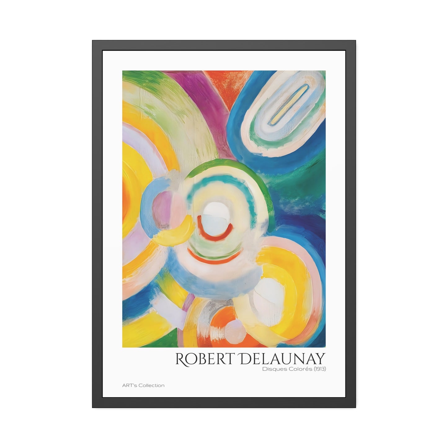 Disques Colorés (1913) by Robert Delaunay / Affiche Encadrée série ART's Collection