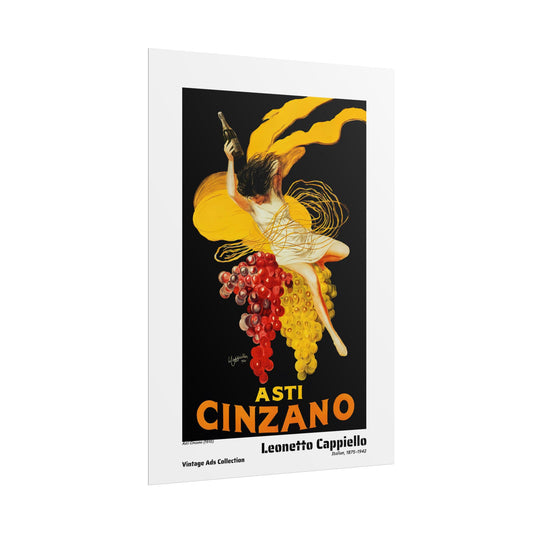Asti Cinzano (1910) by Leonetto Cappiello / Affiche imprimée - Série Vintage Ads Collection