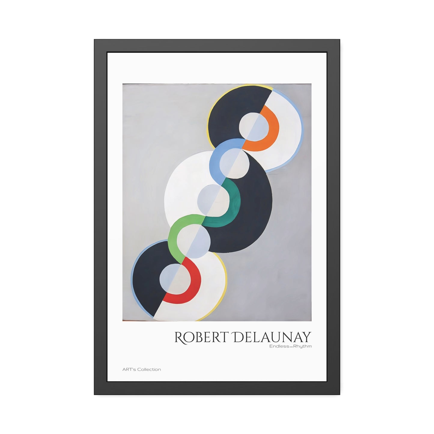 Endless_Rhythm by Robert Delaunay / Affiche Encadrée série ART's Collection