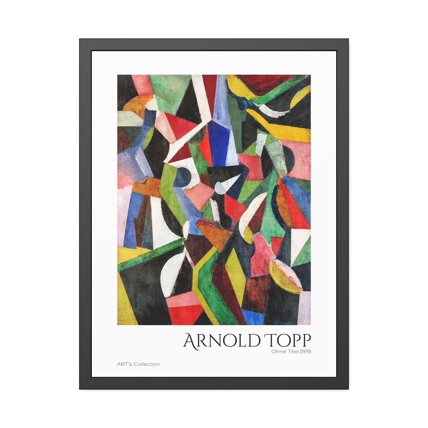 Ohne Titel (1919) by Arnold Topp / Affiche Encadrée série ART's Collection