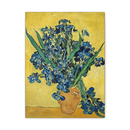 Irises (1890) by Vincent van Gogh / Reproduction Fine Art sur Toile / Epaisseur 3,2cm - 1'25 po
