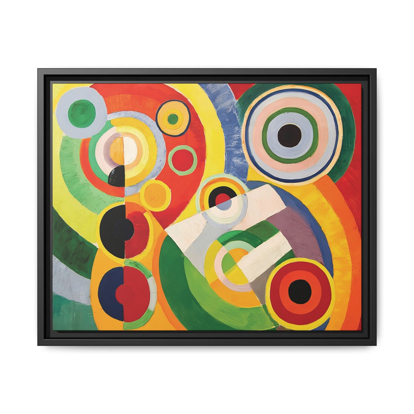 Rythme, Joie de vivre (1930) by Robert Delaunay / Toile encadrée sur caisse américaine