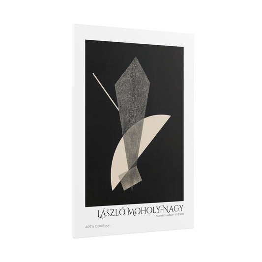 Konstruktion V (1923) by László Moholy-Nagy / Affiche imprimée - Série ART's Collection