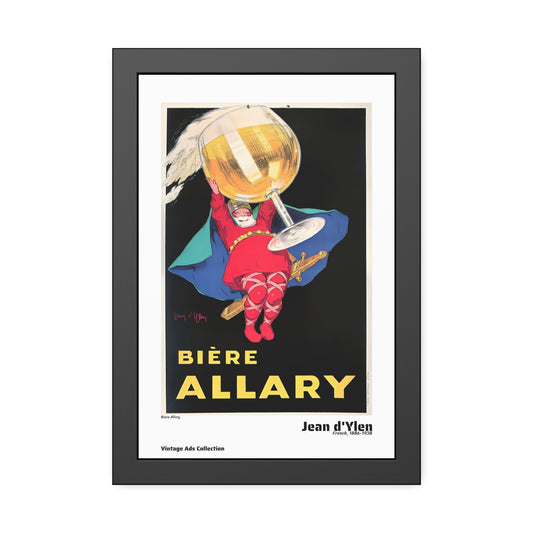 Biere Allary by Jean d'Ylen / Affiche Encadrée Série Vintage Ads Collection