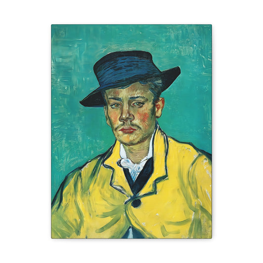 Portrait of Armand Roulin (1888) by Vincent van Gogh / Reproduction Fine Art sur Toile / Epaisseur 3,2cm - 1'25 po