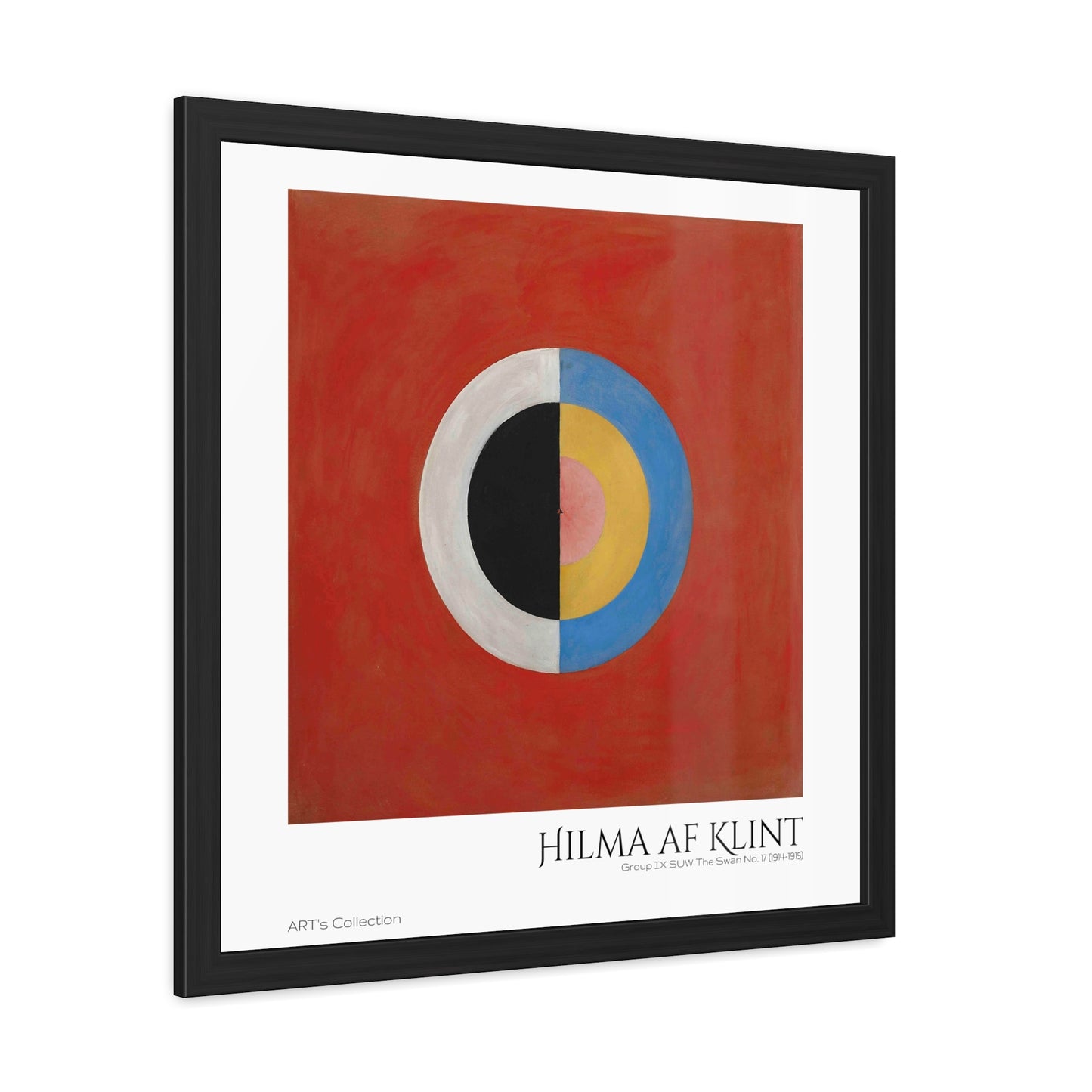 Group IX,SUW, No. 17. The Swan, No. 17 (1914-1915) by Hilma af Klint / Affiche Encadrée série ART's Collection