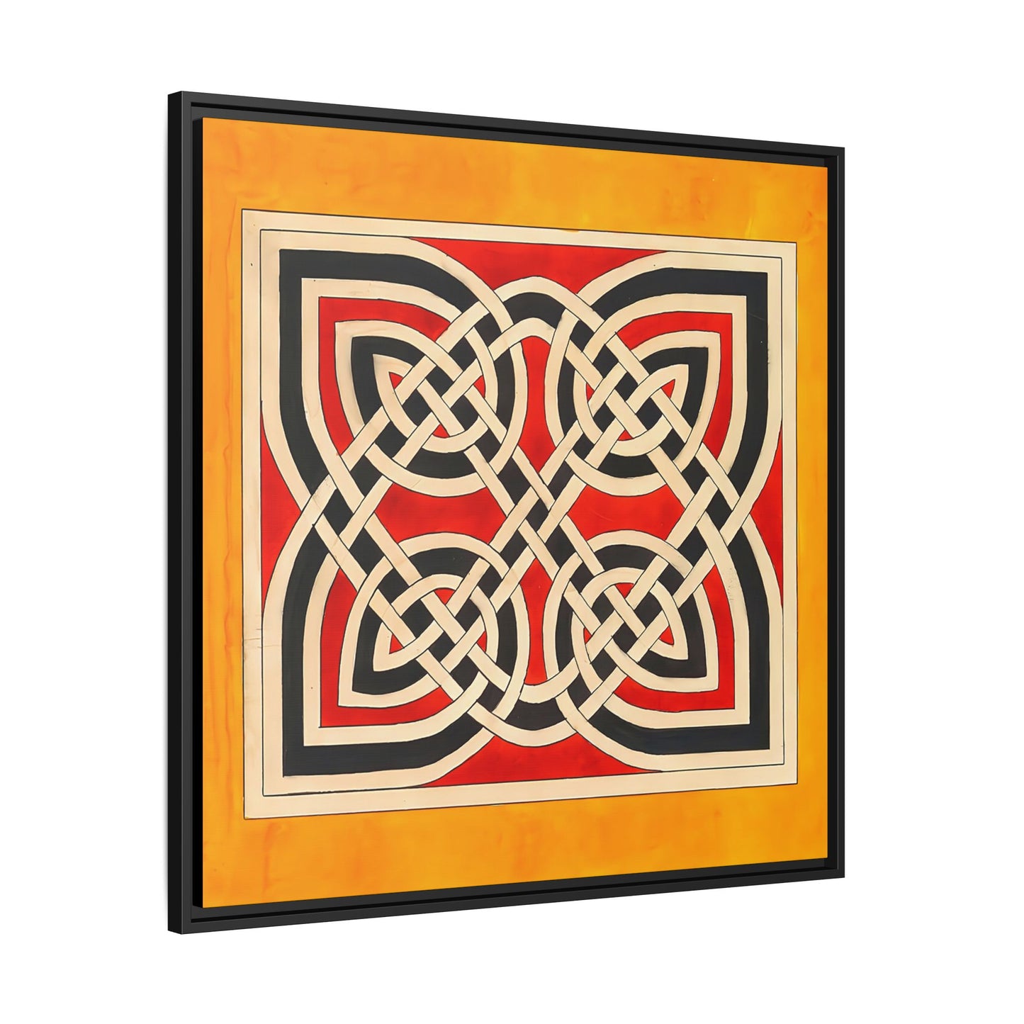 Celtic Ornament (ca 1900) by Elizabeth A. Nedwill / Toile encadrée sur caisse américaine