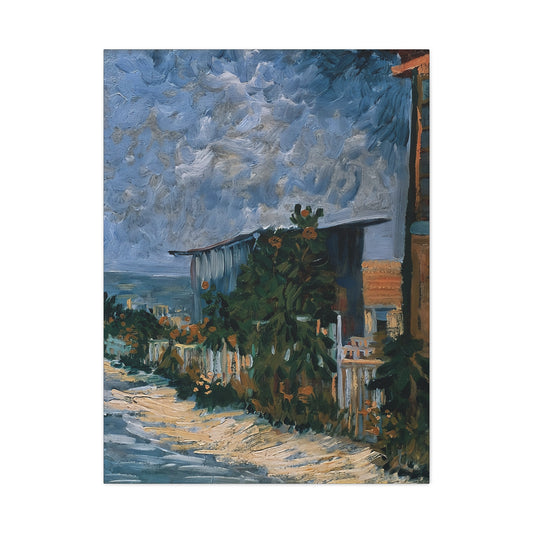 Shelter on Montmartre (1887) by Vincent van Gogh / Reproduction Fine Art sur Toile / Epaisseur 3,2cm - 1'25 po