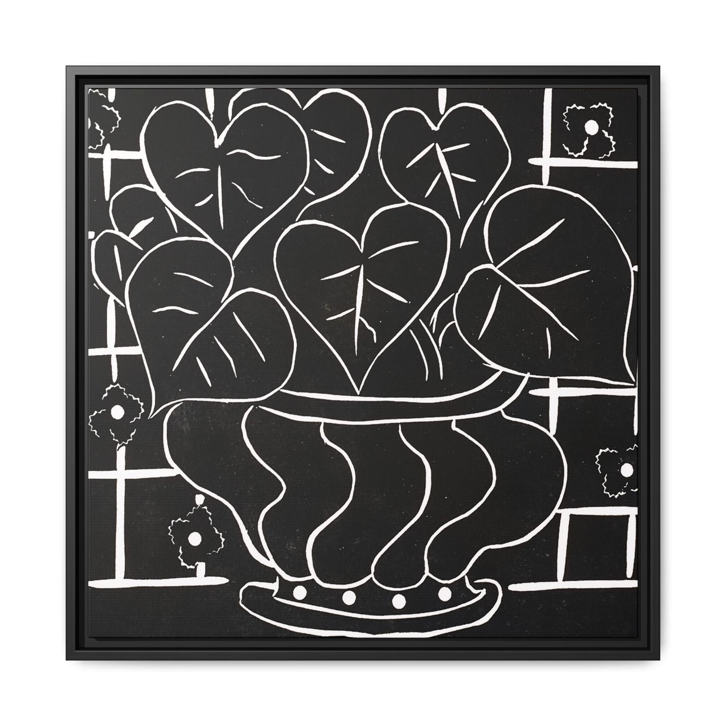 Corbeille de bégonias I (1938) by Henri Matisse / Toile encadrée sur caisse américaine