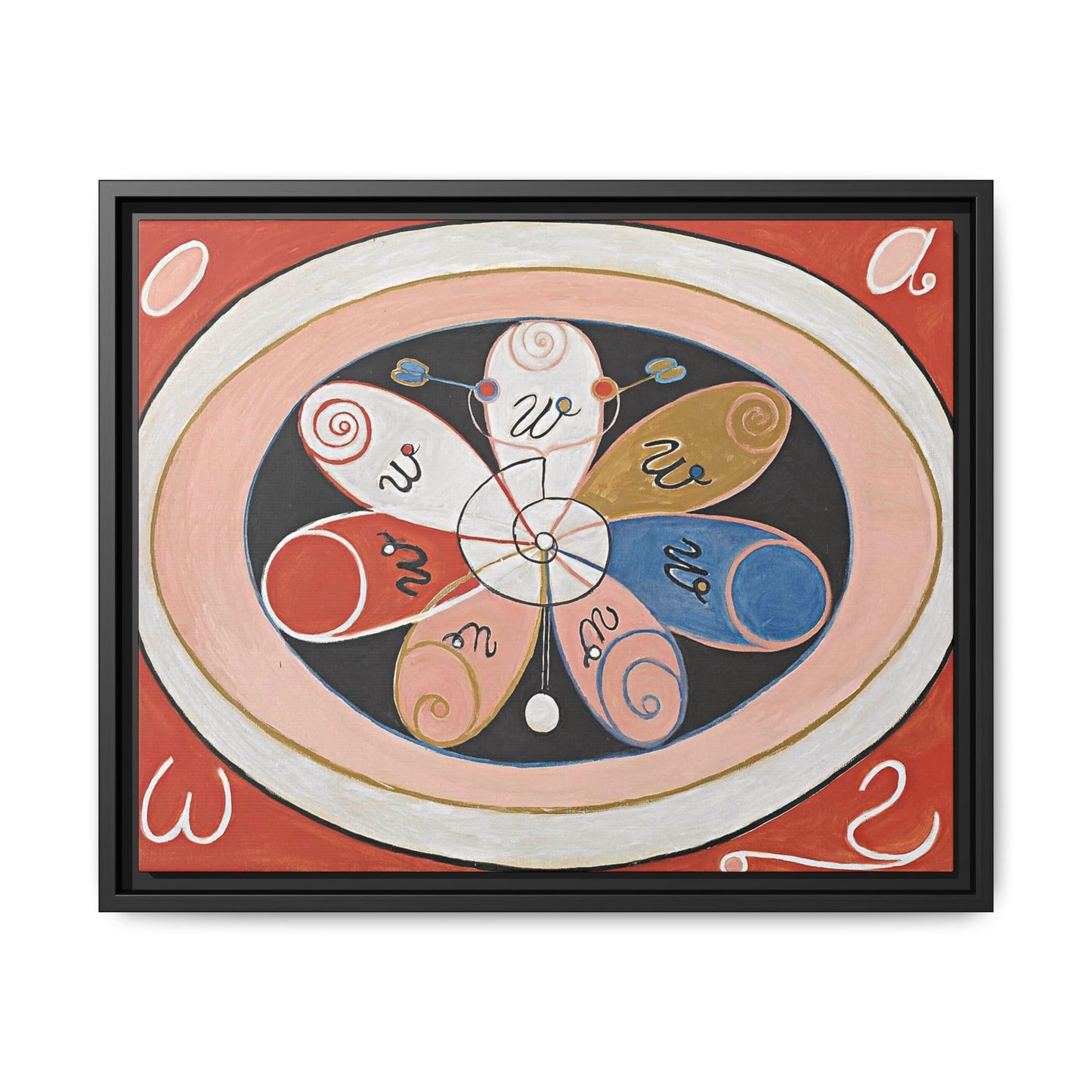Evolution, No. 15, Group IV, The Seven-pointed Stars (1907) byHilma af Klint / Toile encadrée sur caisse américaine