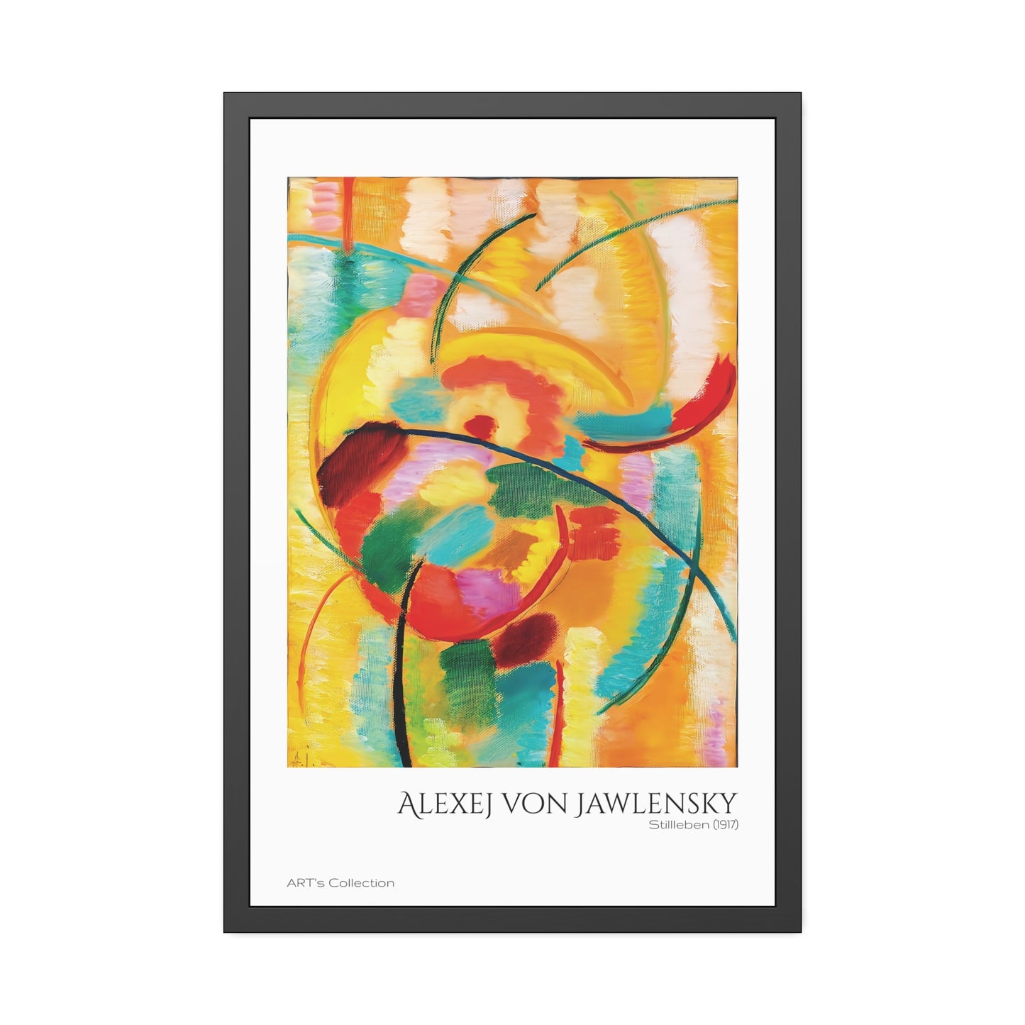Stillleben (1917) by Alexej von Jawlensky / Affiche Encadrée série ART's Collection