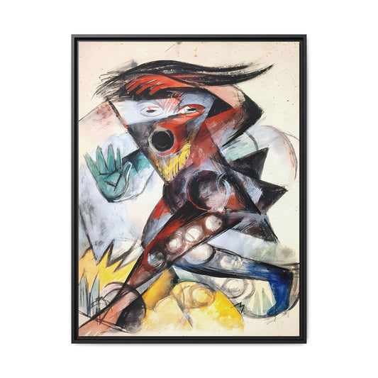 Caliban (1914) by Franz Marc / Toile encadrée sur caisse américaine