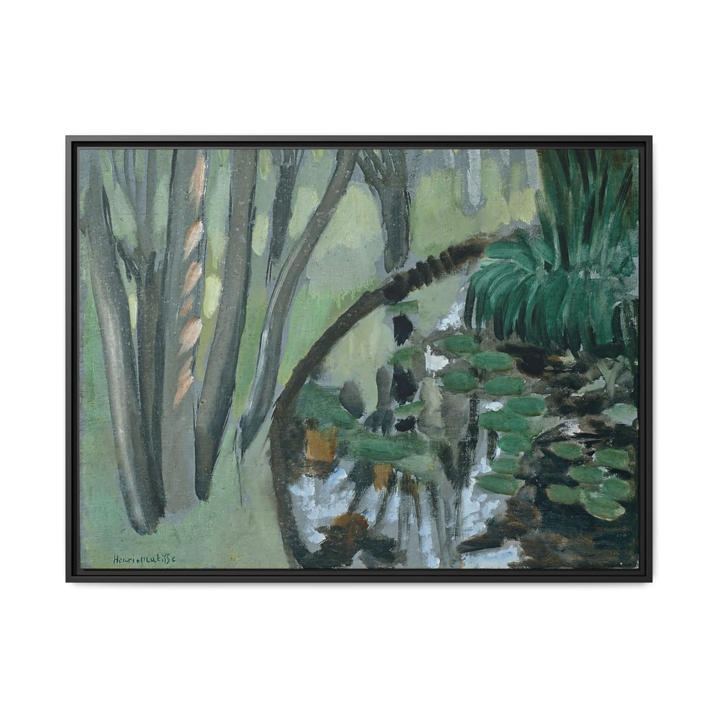 Le ruisseau, Maintenon (1918) by Henri Matisse / Toile encadrée sur caisse américaine