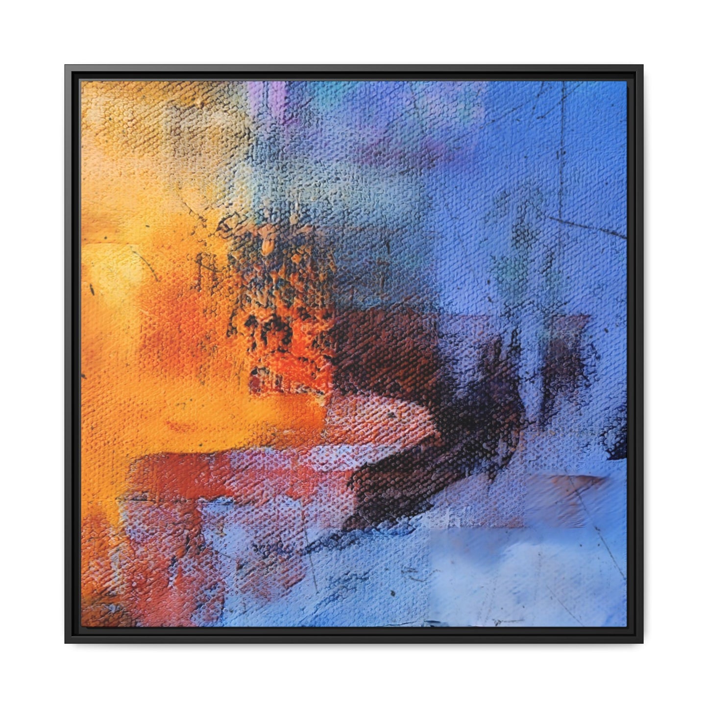 Tableau Graphic Saphir "Série Sign Collections" / Toile encadrée sur caisse américaine