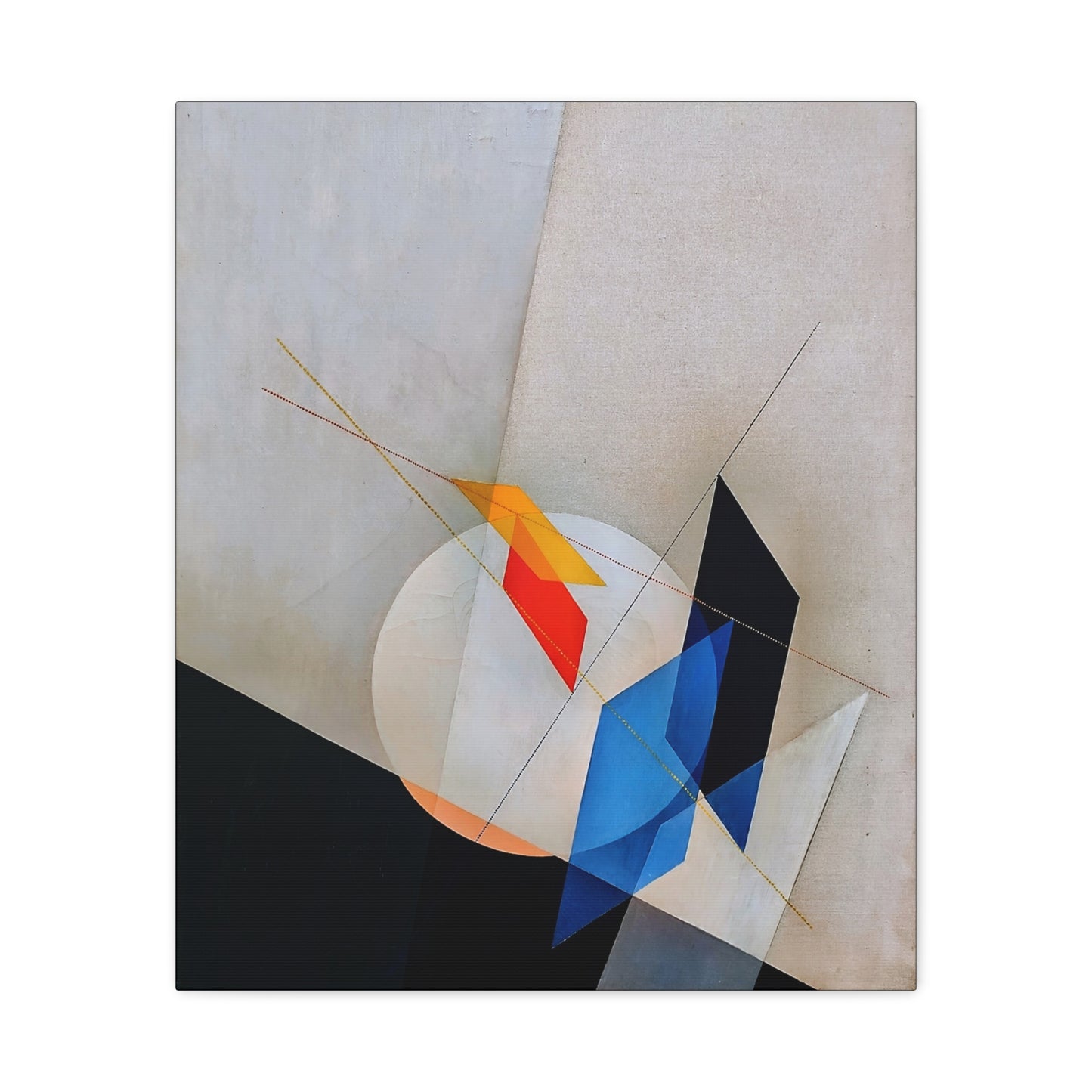 A 18 (1927) by László Moholy-Nagy / Reproduction Fine Art sur Toile / Epaisseur 3.2 cm - 1.25 inch