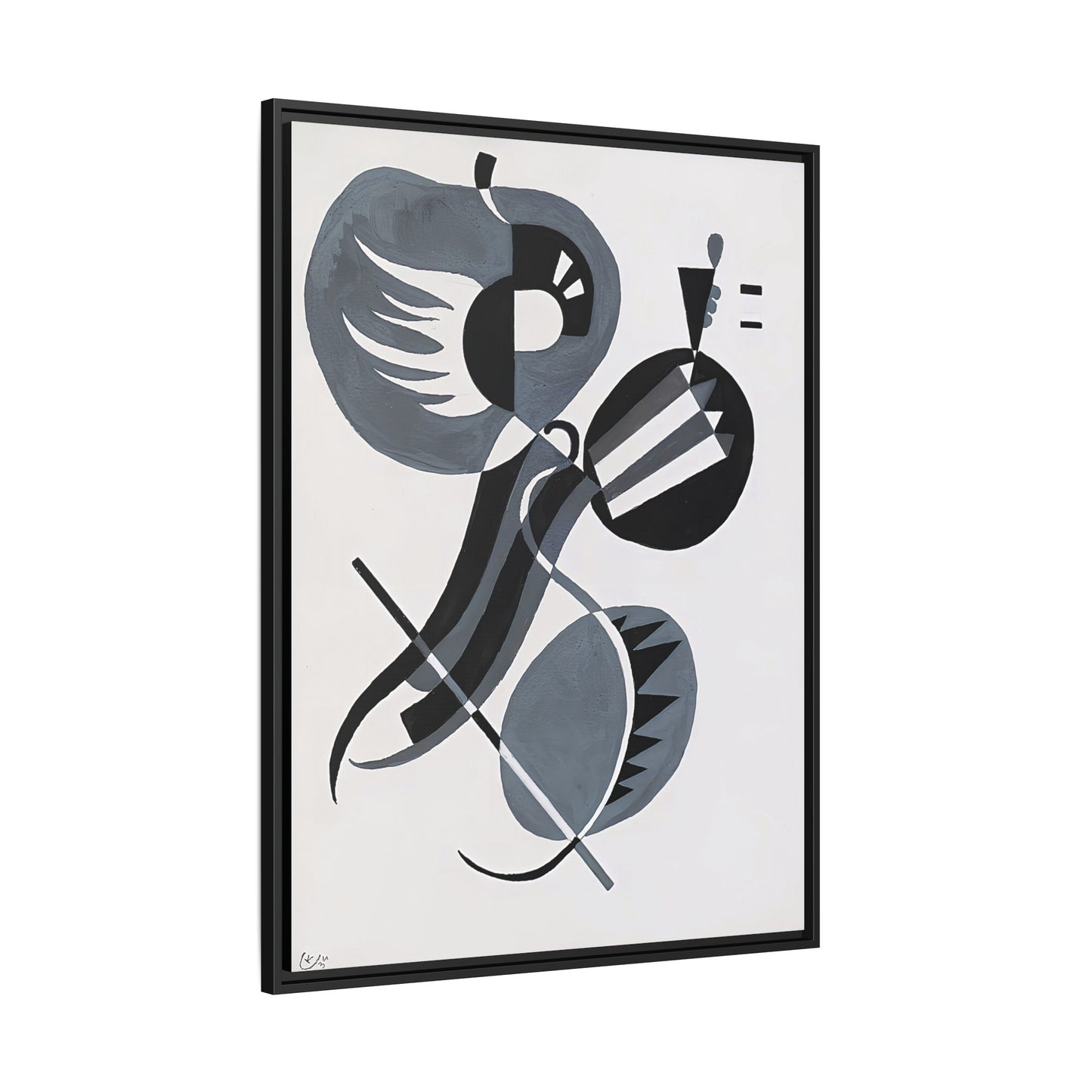 Wassily Kandinsky / No Title (1934) / Toile encadrée sur caisse américaine