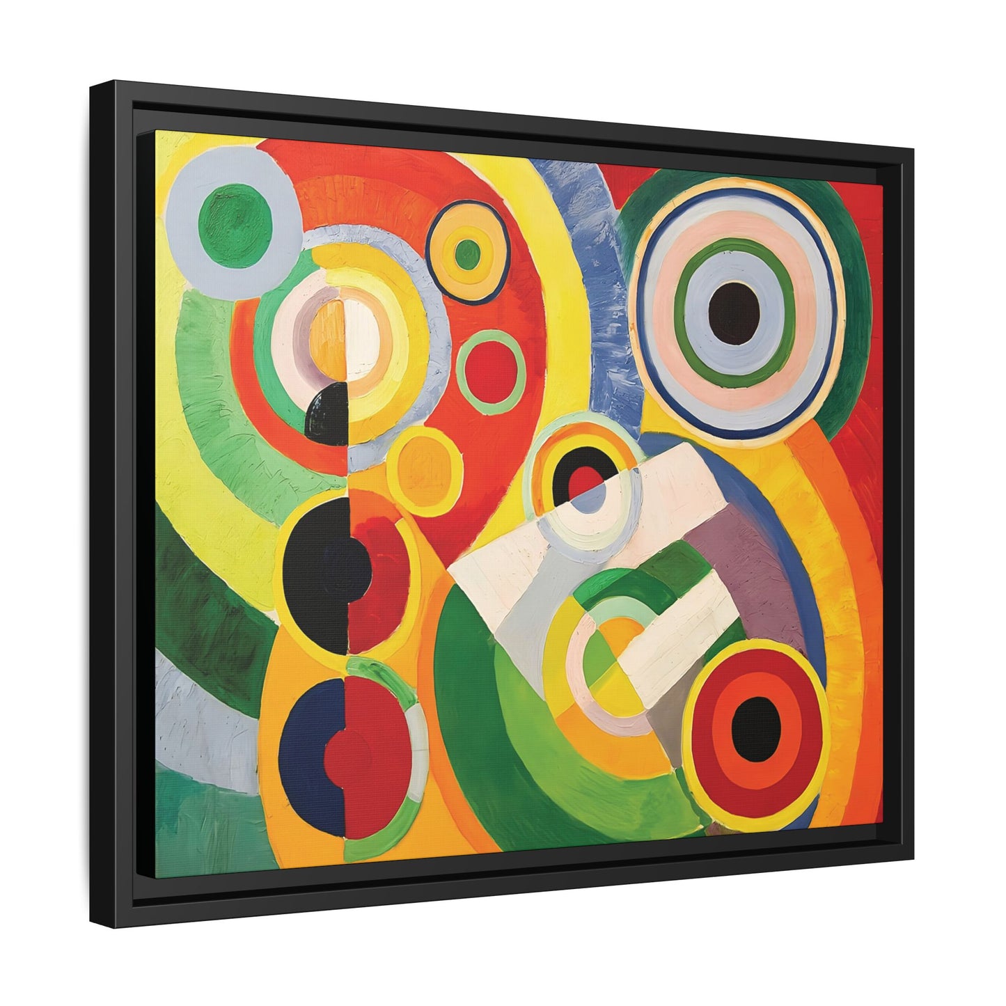 Rythme, Joie de vivre (1930) by Robert Delaunay / Toile encadrée sur caisse américaine