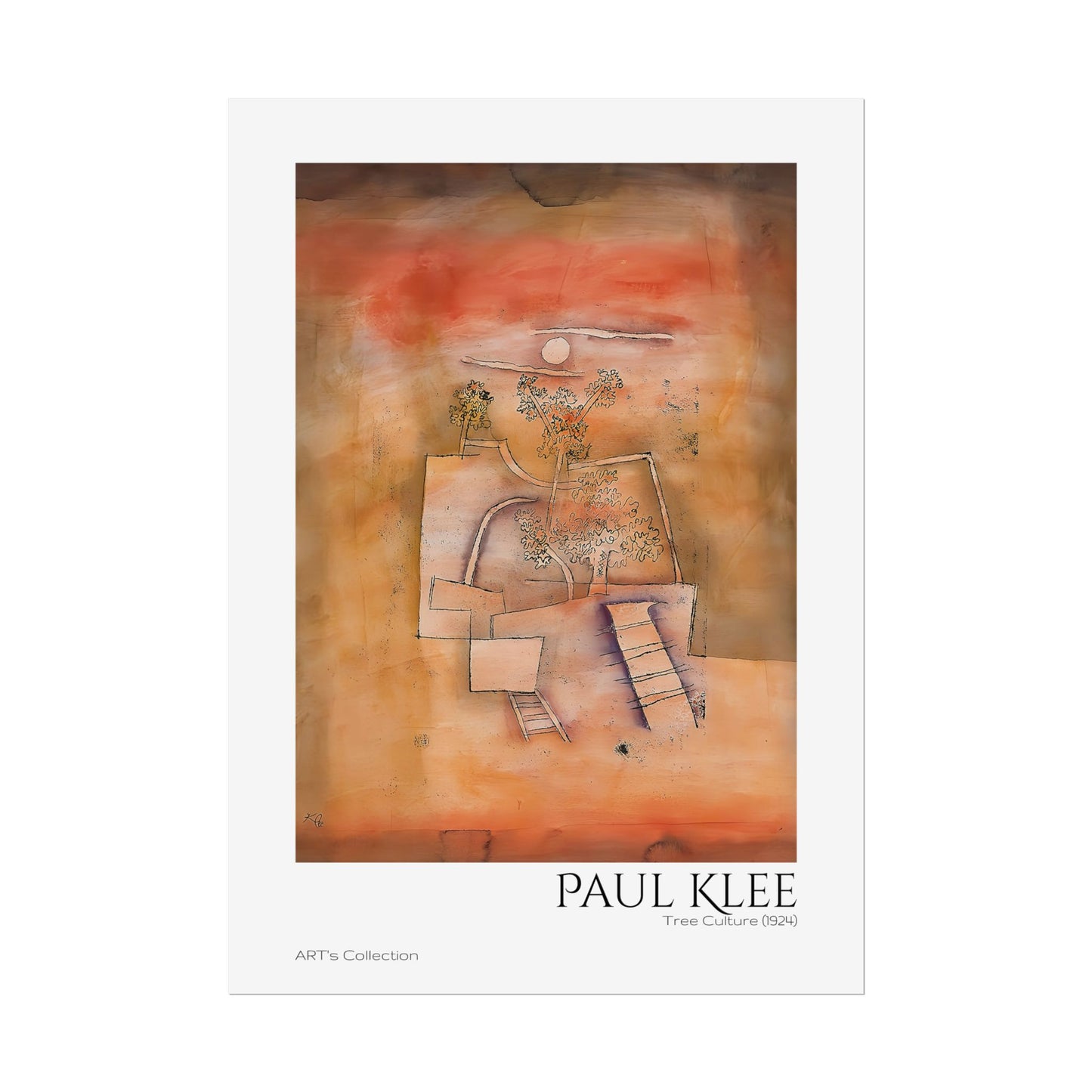 Tree Culture (1924) by Paul Klee / Affiche imprimée - Série ART's Collection
