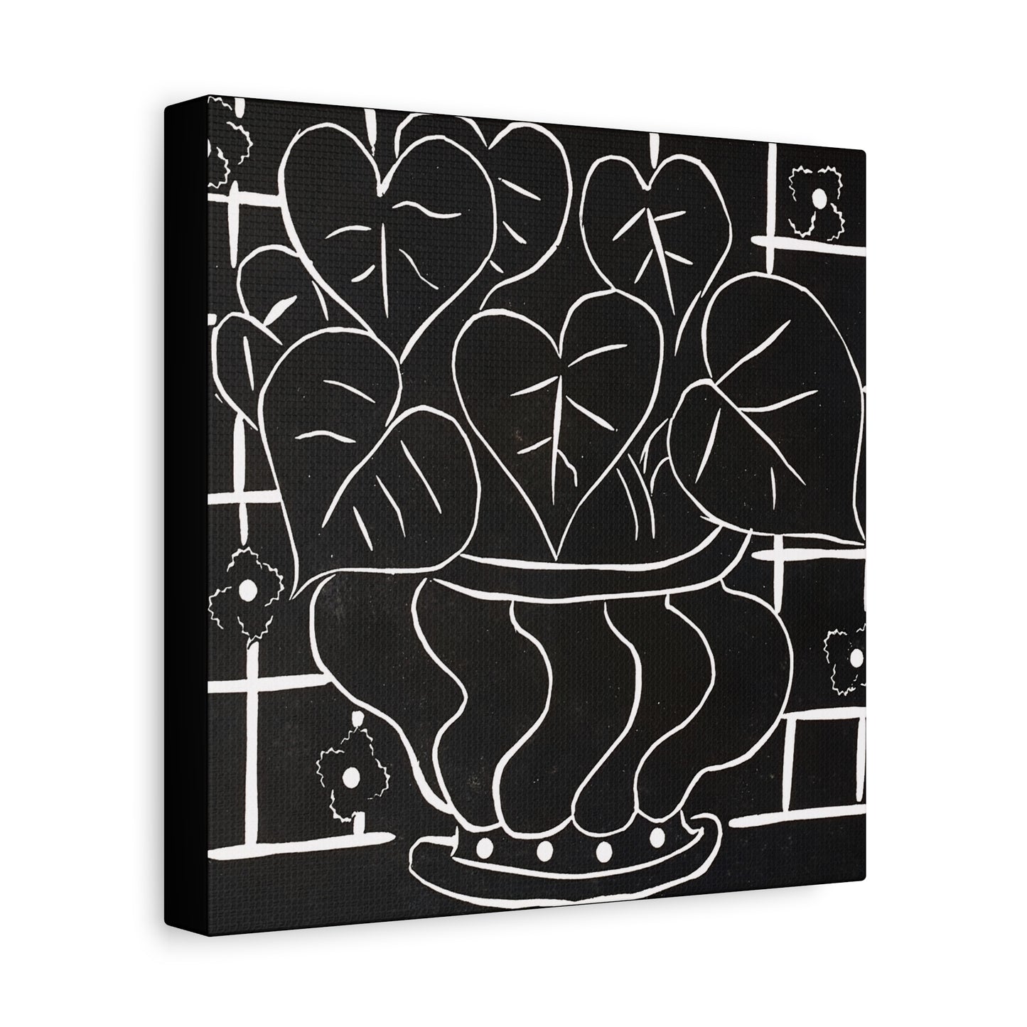 Corbeille de bégonias I (1938) by Henri Matisse / Reproduction Fine Art sur Toile / Large Epaisseur 3.2 cm - 1.25 inch