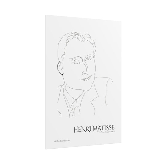 Louis Aragon (1943) by Henri Matisse / Affiche imprimée - Série ART's Collection
