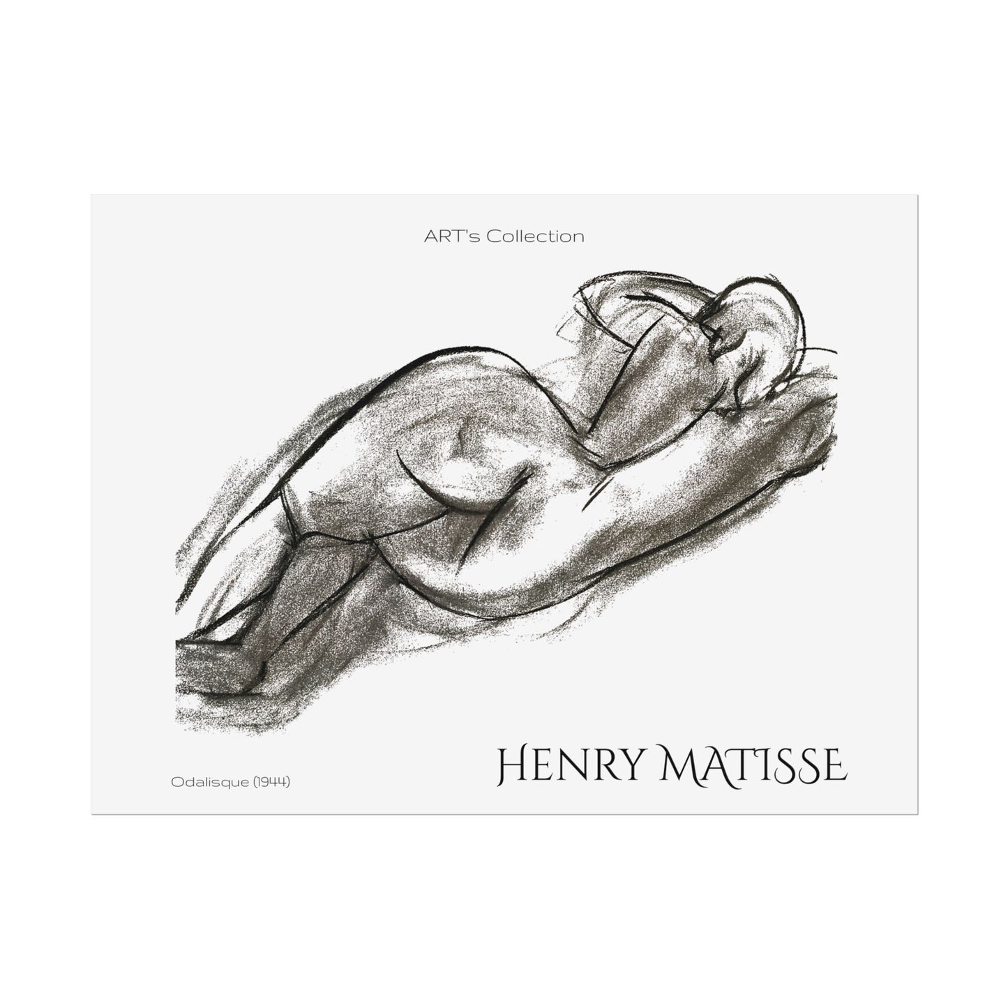 Odalisque (1944) by Henry Matisse / Affiche imprimée - Série ART's Collection