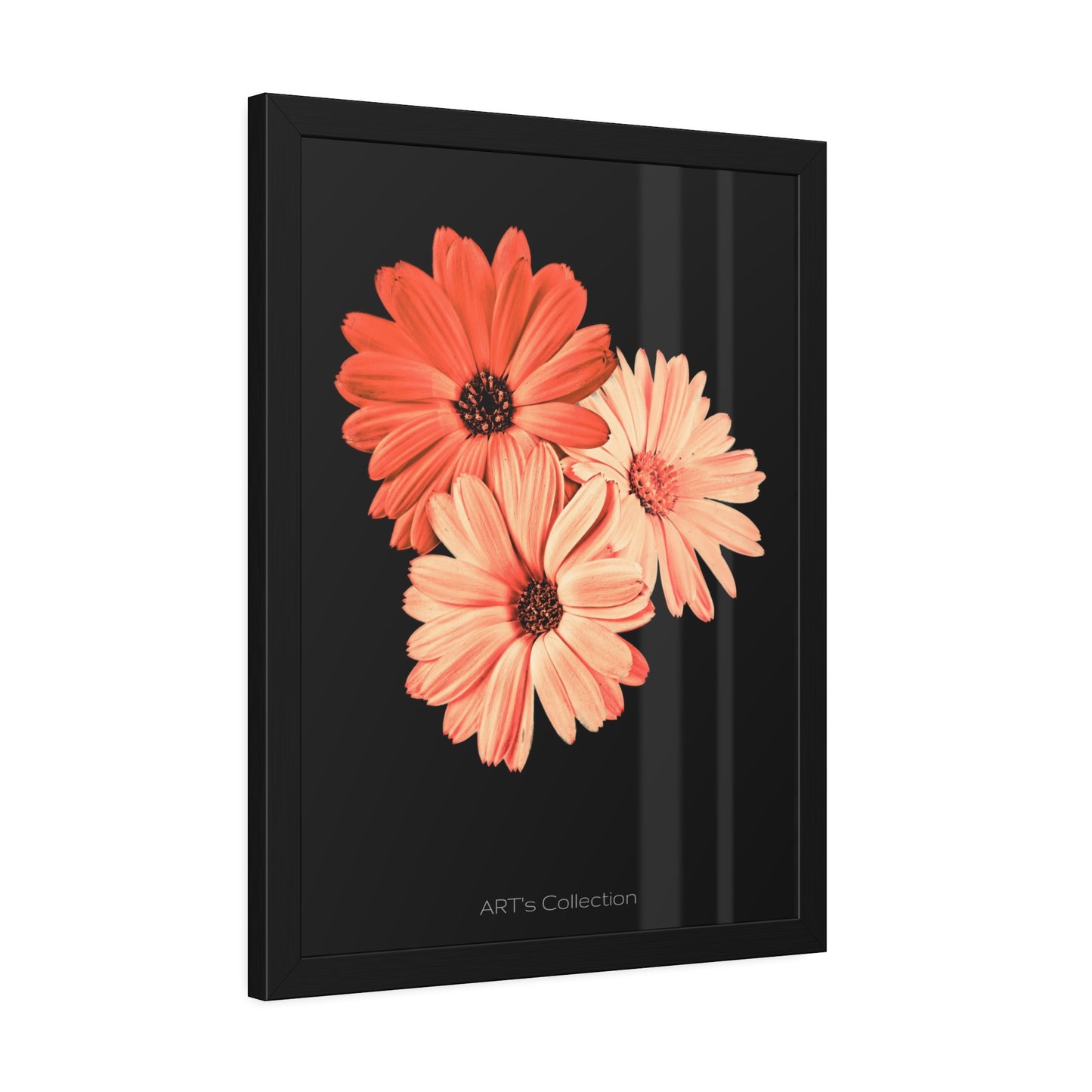 Collection Signature "FLORAL Numéro 6" sur Affiche Encadrée série ART's Collection
