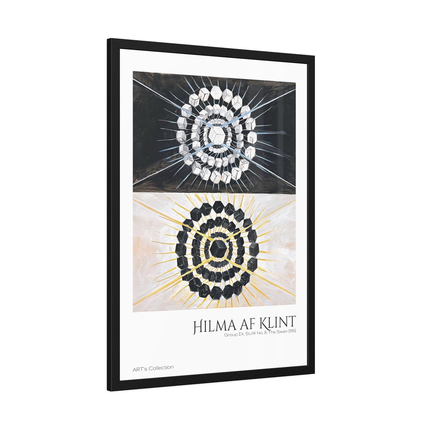 Group IX, SUW The Swan No. 8 (1915) by Hilma af Klint / Affiche Encadrée série ART's Collection