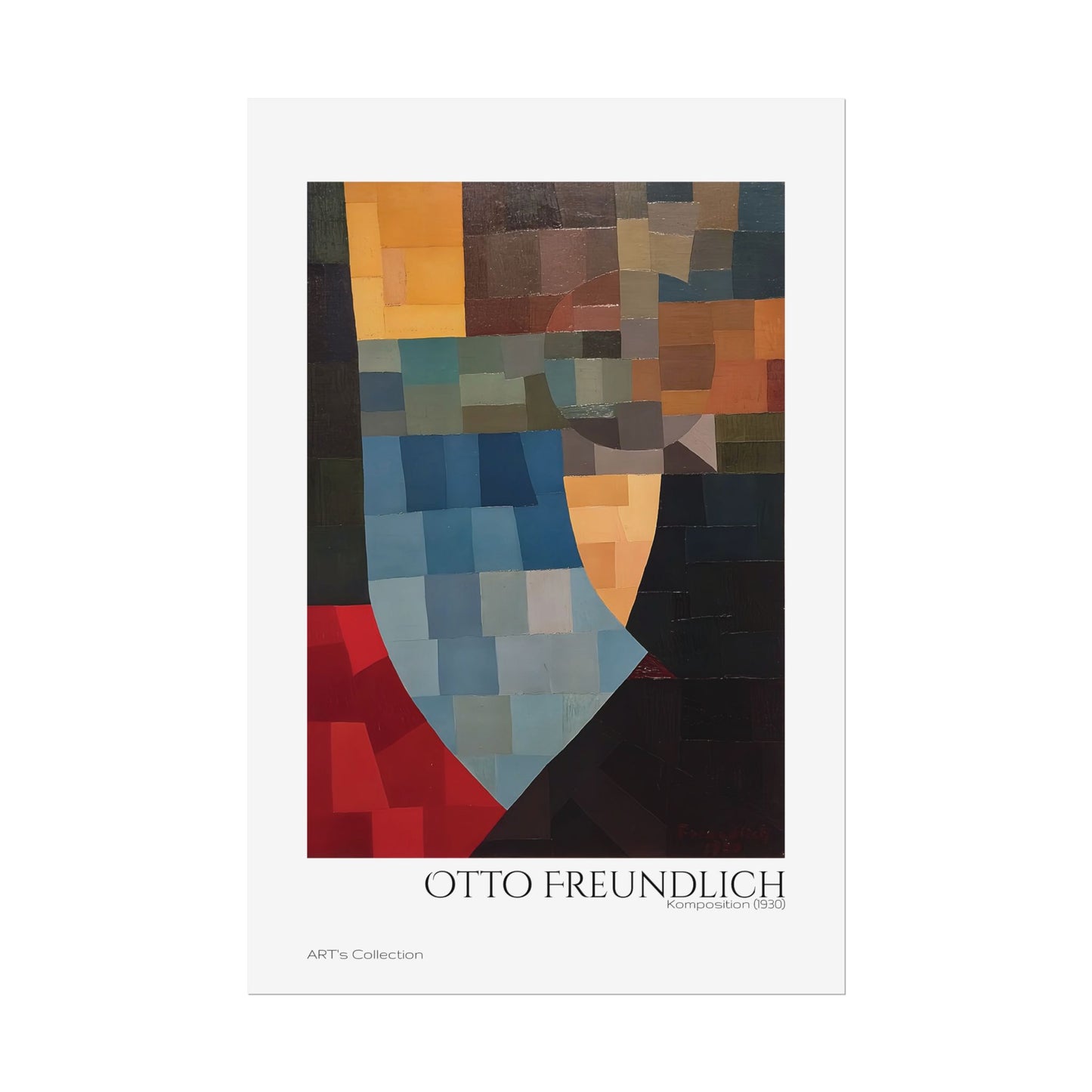 Komposition (1930) by Otto Freundlich / Affiche imprimée - Série ART's Collection