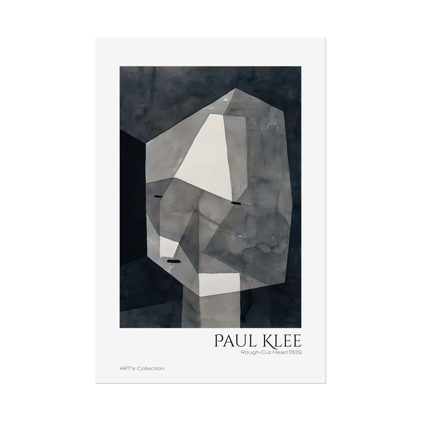 Rough-Cut Head (1935) by Paul Klee / Affiche imprimée - Série ART's Collection