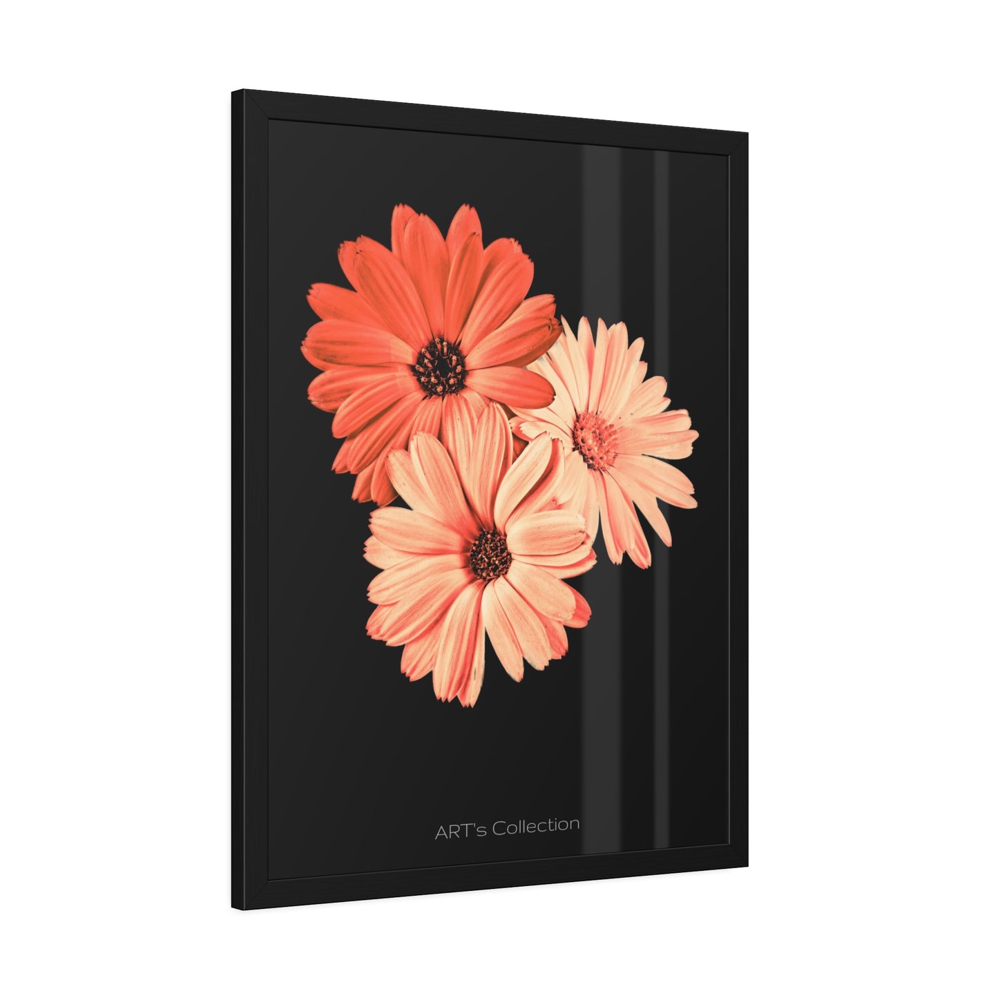 Collection Signature "FLORAL Numéro 6" sur Affiche Encadrée série ART's Collection