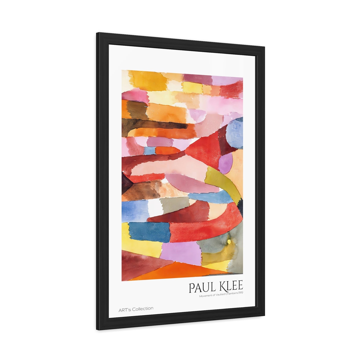 Movement of Vaulted Chambers (1915) by Paul Klee / Affiche Encadrée série ART's Collection