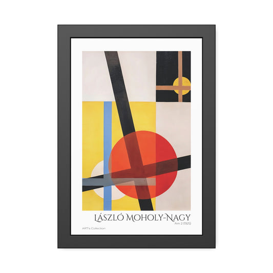 Am 2 (1925) by László Moholy-Nagy / Affiche Encadrée série ART's Collection