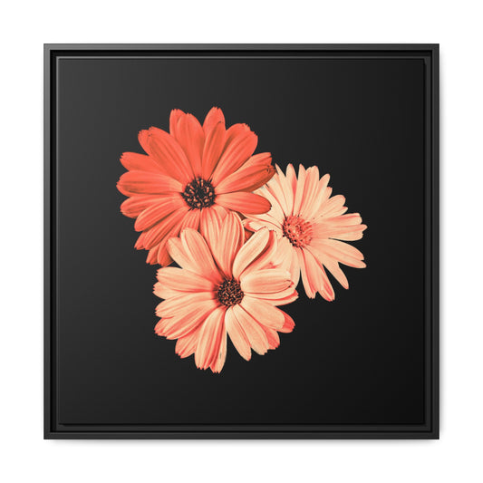 Collection Signature "FLORAL Numéro 6" sur Toile encadrée avec caisse américaine