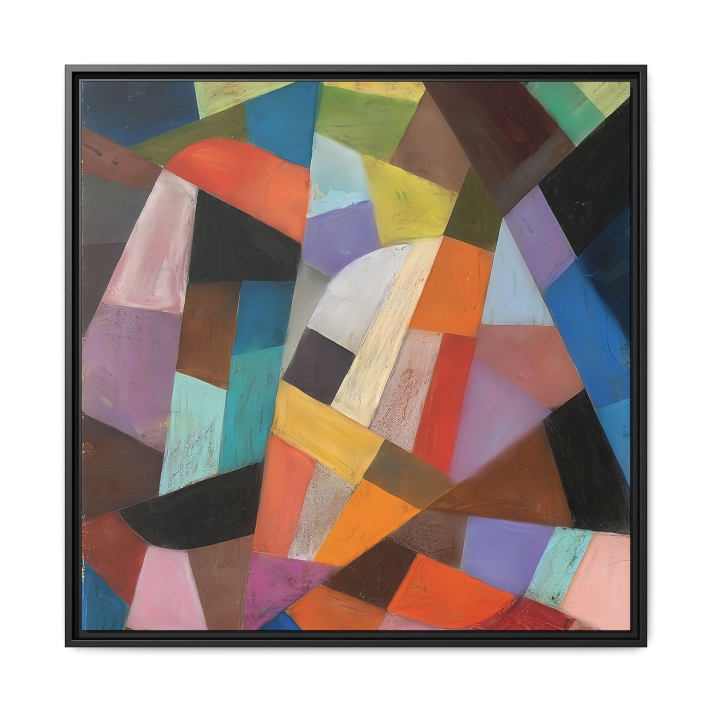 Untitled (1938) by Otto Freundlich / Toile encadrée sur caisse américaine